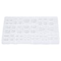Miniatyrbillede 8 af 8: Hjerteformet Silikoneform Geometrisk Oval Halvcirkel Vanddråbeform DIY Silikoneforme til Fondantkage Chokolade