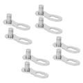 Miniatyrbillede 6 af 8: 7 stk. Metal Terningspil Terninger Zinklegering Bærbar Unik Sjov Rullende Polyhedral Terninger Guld Grøn