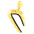 Miniatyrbild 1 av 8: Akustisk gitarr Capo Skalle Form Ganska cool metall elektrisk klassisk gitarr Capo för Ukulele Gold