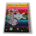 Miniatyrbillede 4 af 8: 36 stk. Puslespil Farvede Blyanter Lyse Farver Sødt Mønster Jigsaw Design Olierede Farveblyanter til Illustrationer Graffiti