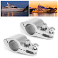 Miniatyrbilde 6 av 8: 2 stk Bimini Topp Kjeve Glideklemme Stål Båt Hardware Tilbehør for Oppblåsbare Kommersielle Yachter 22MM
