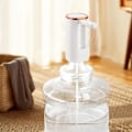 Miniatyrbillede 6 af 8: Vandflaske Dispenser PP Universal Automatisk Foldbar Bærbar Elektrisk Drikkevandspumpe til Hjem Camp Rejse Kontor Hvid