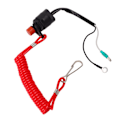 Miniatyrbillede 6 af 8: Vandafvisende lys til marine udenbordsmotor Stop Switch ABS Motor Nødstop Switch til T4 6E0‑82575‑00