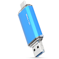 Miniatyrbilde 4 av 8: MAIKOU USB-minnepinne 3 i 1 USB 3.0/Micro Port Drive Datarekvisita 32‑256G