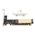 Pikkukuva 1 / 8: M.2 NVMe - PCIe 3.0 X16 -sovitin, jopa 32 Gt/s NVME SSD - PCIe -laajennuskortti M.2 M-Key 2280 2260 2242 2230 mm SSD:lle