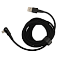 Miniatyrbillede 5 af 8: Opladerkabel til iPhone 90 Grader 2 Meter Hurtig Opladning 2.4A Kabel Sort