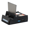 Miniatyrbillede 2 af 8: ABS Bærbar Spil Opladningsdock Høj Opløsning Konverteringsoplader Base til Switch til TV