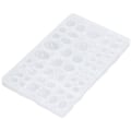Miniatyrbillede 4 af 8: Hjerteformet Silikoneform Geometrisk Oval Halvcirkel Vanddråbeform DIY Silikoneforme til Fondantkage Chokolade