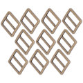 Miniatyrbild 2 av 8: 10 st Metallglidspännen Zinklegering Glansig Slitstark Brett Använd Bältesspänne för Resväska Ryggsäck DIY Brons