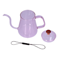 Miniatyrbillede 1 af 8: Lang Tud Kettle Stor Kapacitet Varmebestandig Let at Rengøre Lang Mund Kaffe KandePink