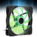 Miniatyrbillede 6 af 8: CPU Køler Radiator Ultra-Stille 4 Messing Heatpipe Blæser 1366 til 775AMD1155 Desktop Computer (3pin) (Grøn)