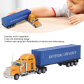 Miniatyrbillede 4 af 6: Container Truck Legetøj Legering Shell Trailer Model Legetøj til børn