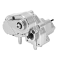 Pikkukuva 2 / 8: RC-auton vaihteisto alumiiniseoksesta, sisäänrakennetuilla metallivaihteilla, RC-auton voimansiirtolaatikko Capra UTB 1/10:lle, hopea