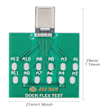 Pikkukuva 8 / 8: 2 kpl Dock Test Board USB 5 Pin Akun Virran Latausportti Helppo Testauskorjaus Android Type C -puhelimelle (1)