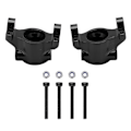 Miniatyrbillede 1 af 7: CNC aluminiumlegeringsforgaffel C navholder RC biltilbehør Passer til Axial RBX10 Ryft 1/10 RC CarBlack