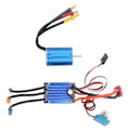 Miniatyrbild 6 av 8: 2435 4500KV Borstlös Motor 25A ESC 2.2kg Metall Servo Set för Traxxas för HSP för Wltoys 1/16 1/18 RC Bilar