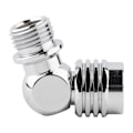 Miniatyrbilde 1 av 8: 110 graders forkrommet messingregulator dreibar adapterkontakt for dykking