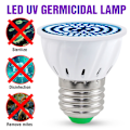 Miniatyrbillede 1 af 8: LED UV-lampe LED-pære UVC-deodorantlampe