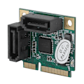 Miniatyrbillede 1 af 8: Mini 2 port PCI-e PCI til SATA 3.0 6Gbps Konverter Harddisk Udvidelseskort til Windows