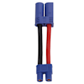 Miniatyrbillede 7 af 8: EC5 til EC3-kabel Ca. 3,5 tommer lang 12AWG Sikker blød silikone Korrosionsbestandig Robust holdbar EC3-adapterkabel hun