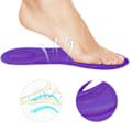 Pikkukuva 6 / 8: Ortopediset pohjalliset Lattajalat Holvituki Memory Foam -pohjallinen Kenkäpehmuste Mukavuus Violetti naisille