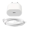 Pikkukuva 7 / 8: 20W Puhelimen Lataussovitin Type C - IOS-liitäntäkaapeli Pikalataus PD Seinälaturi 1 metrin Latauskaapelilla Iphonelle EU-pistoke 100‑240V