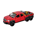 Pikkukuva 8 / 8: 1/28 maastomalli autovalumuotti Diecast Veto takaisin leluauto äänellä ja valolla lapsille Pojat Tytöt Punainen