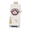 Miniatyrbilde 5 av 8: USB-minnebrikke Søt Tegneserie U-disk Bærbar USB3.0 Flash Disk for Telefon Bærbar PC Høytaler 64GB 3.0
