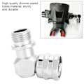 Miniatyrbilde 7 av 8: 110 graders forkrommet messingregulator dreibar adapterkontakt for dykking