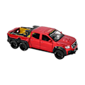 Pikkukuva 7 / 8: 1/28 maastomalli autovalumuotti Diecast Veto takaisin leluauto äänellä ja valolla lapsille Pojat Tytöt Punainen