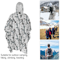 Miniatyrbillede 7 af 8: Multifunktionel regnponcho voksenregnjakke til udendørs camping og vandring
