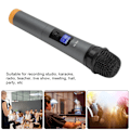 Miniatyrbilde 7 av 8: Trådløs mikrofon håndholdt mikrofon med mottaker for karaoke tale høyttaler