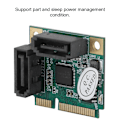 Miniatyrbillede 6 af 8: Mini 2 port PCI-e PCI til SATA 3.0 6Gbps Konverter Harddisk Udvidelseskort til Windows