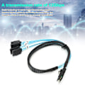 Miniatyrbilde 7 av 8: G0101 Mini SAS-kabel 36P SFF-8087 til 4SATA Server Datakabel Datatilbehør