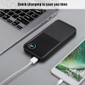 Miniatyrbillede 8 af 8: Mobil Power 10000mAh Powerbank TypE C Interface Med Digital Display Hurtig Opladning