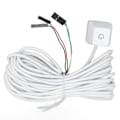 Miniatyrbild 7 av 8: PC-strömbrytare Vit Mekanisk Tangent Blå Switch Bakgrundsbelyst Plug and Play PC-strömknapp för Dator Kontor Spel Grön Ljus 13,1 fot Kabel