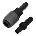 Miniatyrbillede 3 af 8: 5 sæt hurtigkoblingslåsesæt C-type selvspærrende luftkobling i plaststål pneumatisk fitting (SH+PH40 )