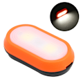 Miniatyrbillede 1 af 8: Bærbar udendørs LED Mini Natlampe Løbe Clip Lampe Cykling Advarsel Baglygte