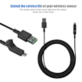 Miniatyrbild 5 av 8: USB-kabel / USB-sladd Passar Razer Lancehead Trådlös Gaming Mus Ersättning