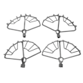 Miniatyrbillede 5 af 8: 4 stk Propellerbeskyttelse Semi-lukket Professionel RC Propellerbeskytter til Mavic 2 Pro Grå