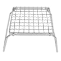 Miniatyrbillede 4 af 8: Lejrbrand Grillstativ Rustfrit Stål Foldbar Justerbar Udstyr Bærbar Minigrill BBQ Grillstativ til Camping Picnic