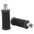 Miniatyrbillede 7 af 8: 2 stk. Fodstøtter Gummi Aluminium Legering Fodpedal Udskiftning til Baja MB165 MB200 Minicykler