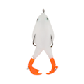 Miniatyrbild 1 av 8: Dubbelpropellergroda lockar Flexibel Tjock Hållbar Artificiell Simulering Fiskebeten7#