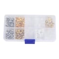 Miniatyrbillede 6 af 8: 530 stk. Øreringe Bagstykker Legering Silikone Plast Materiale DIY Fremstilling Let Udskiftelige Smykketilbehør til Håndarbejde