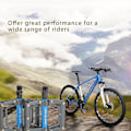 Miniatyrbillede 3 af 8: GUB 1 par flade cykelpedaler i aluminiumlegering til dele til mountainbikes (Titan farve blå)