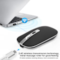 Pikkukuva 7 / 8: 2.4G langaton hiiri, ergonominen, 1600 DPI, korkea resoluutio, USB-lataus, tietokonetarvikkeet, musta