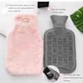 Miniatyrbillede 3 af 7: Vinter Super Soft Plysj Varmtvannsflaske Varmtvannspose Vasket Vann Varm Pose Hjemmekontor