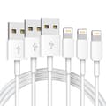 iPhone Ladekabel Lang 2 Meter Lightning Kabel Hurtigladekabel Høyhastighets Data Sync USB-kabel