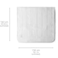 Miniatyrbillede 6 af 6: Surmatras varme – Varmemadras 2 personer – medisana HU 676 – vaskbar – 4 temperaturindstillinger – automatisk sluk – 150x160cm hvid