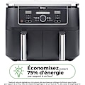 Pikkukuva 4 / 6: Öljytön friteuse NINJA - Foodi Max Dual Zone AF400EU - Kapasiteetti 9,5L - 6 kypsennysohjelmaa - 2470W